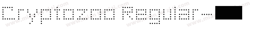 Cryptozoo Regular字体转换